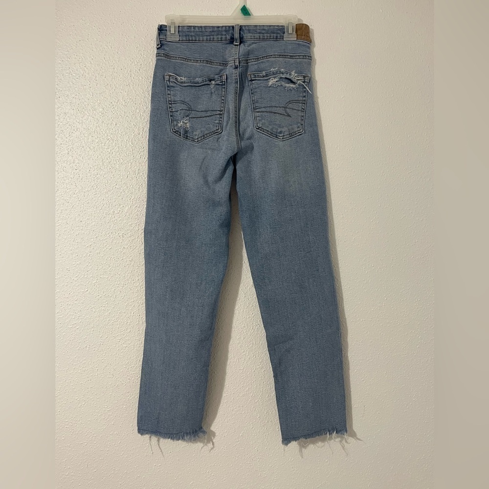 American Eagle Patchwork Distressed Pants - image 2